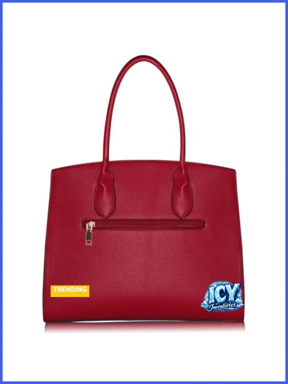 Vegan Leather Satchel Bag with Wallet, Adjustable Strap Work Tote